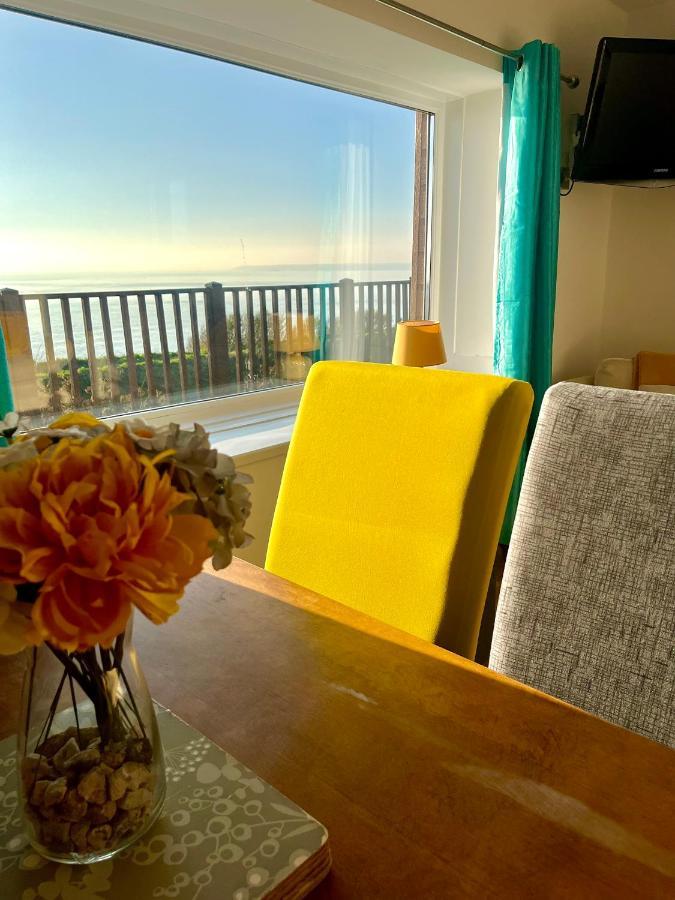 Sunset Sea View Chalet With Hot Tub Torpoint Esterno foto