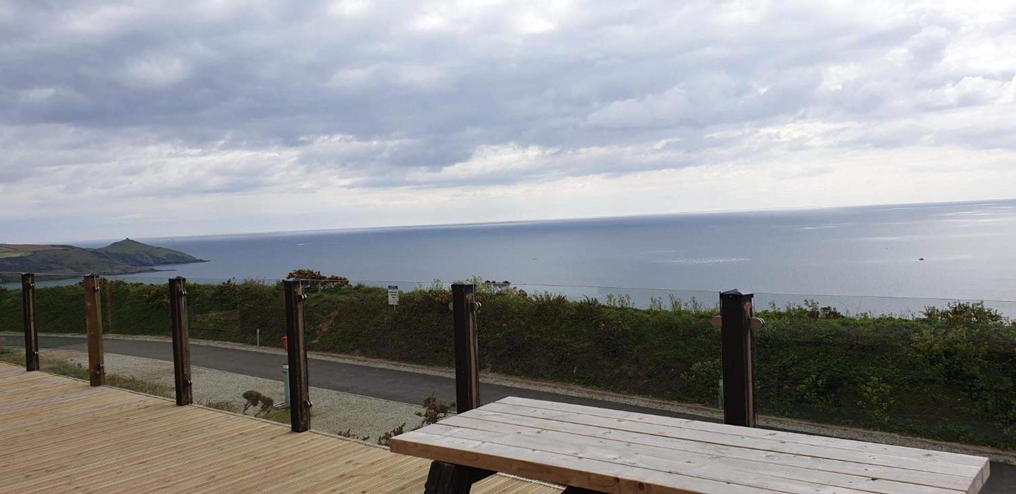 Sunset Sea View Chalet With Hot Tub Torpoint Esterno foto